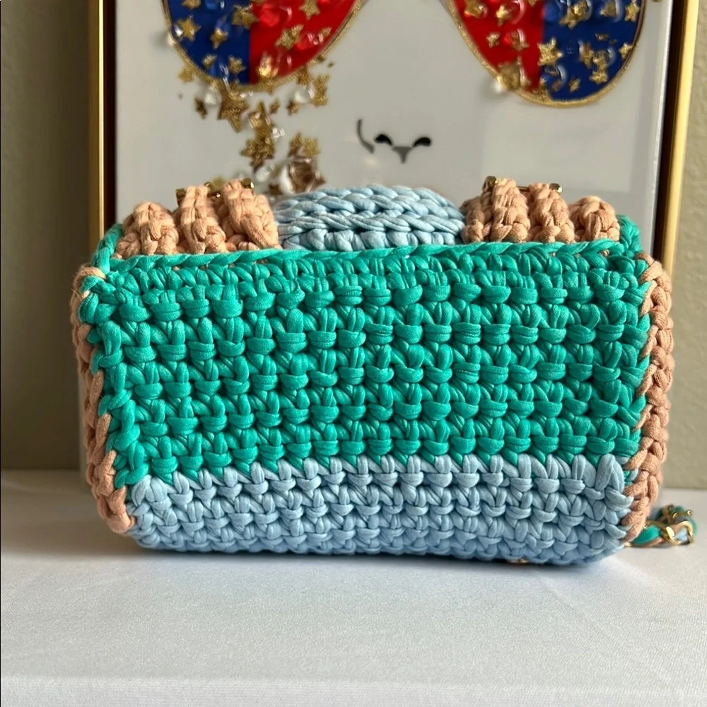 Handcrafted Multi Color Bag Mini Purse